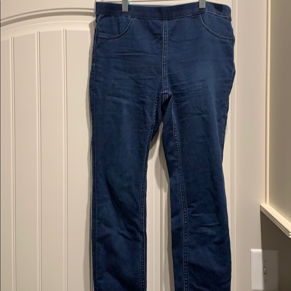 Indigo blue jeans